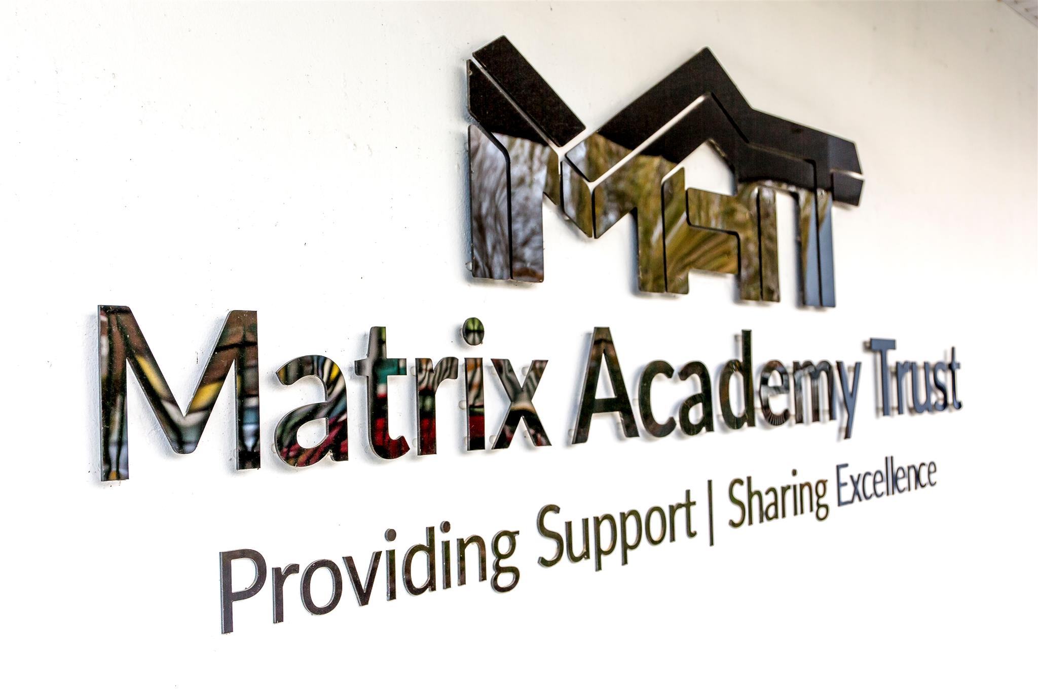 Matrix Logo Photograph Side